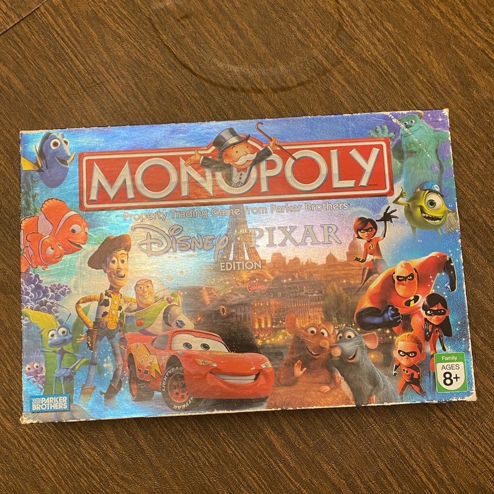 Monopoly Disney Pixar Edition Board Game